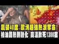 熱死人...飆破40度 歐洲超強熱浪恐怖奪命!柏油路熱到融化.高速公路龜裂 宛如人間烤箱高溫致死逾1300案｜TVBS新聞 @TVBSNEWS01