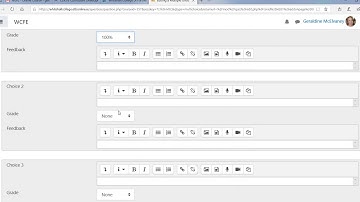 WHCFE - Setting up Quiz on Moodle