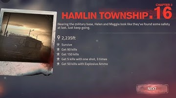 INTO THE DEAD 2 GAMEPLAY - #16 | CHAPTER 3 : HAMLIN TOWNSHIP LEVEL 16 |ALL MISSION COMPLETED |