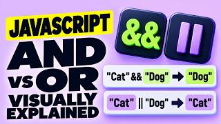 Logical Operators Explained Visually in JavaScript | AND (&&) vs OR (||)