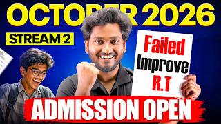 NIOS Admission Last Date October 2026 Stream 2 Open (CBSE Fail/75% Improvement)