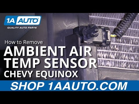 Hoe de omgevingsluchttemperatuursensor 10-17 te verwijderen Chevy Equinox