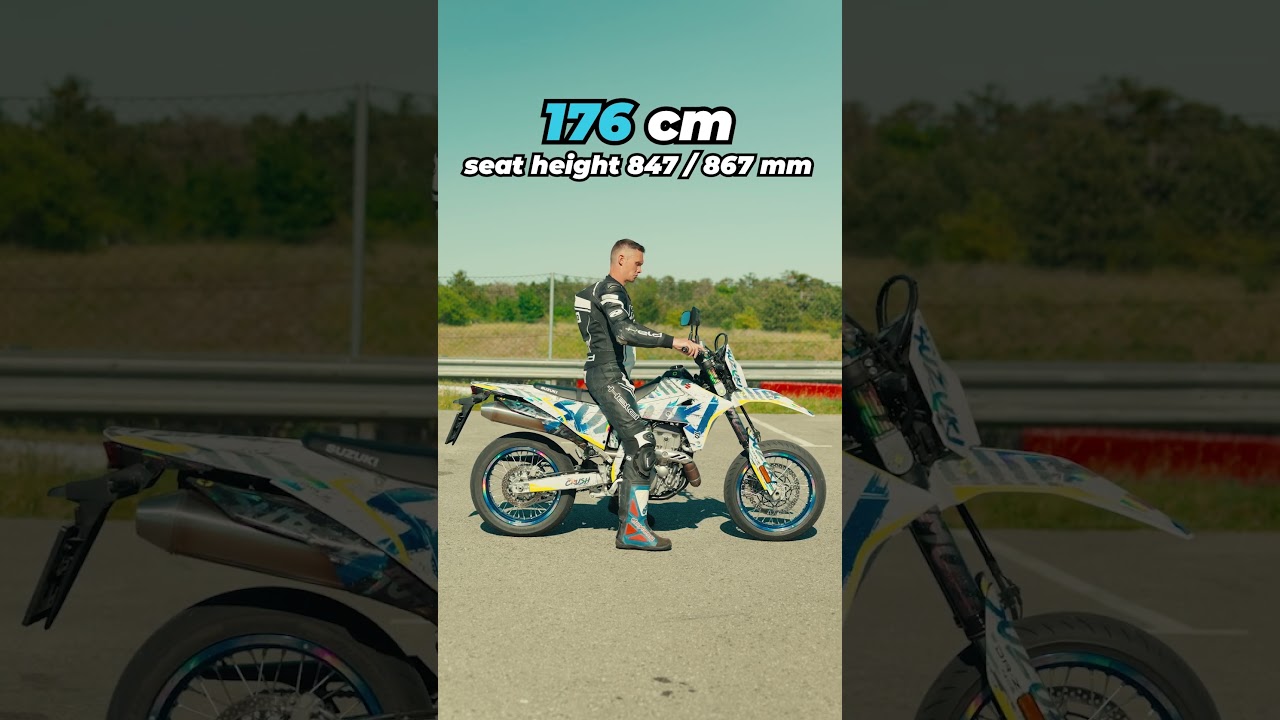suzuki DR-Z4SM Sitztest #suzuki #suzukidrz4sm