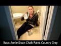 Painting Linoleum or Vinyl Floors with Annie Sloan Chalk Paint and Lacquer