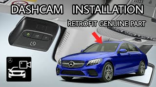 Retrofit MERCEDES-BENZ DASHCAM Genuine on C-Class W205 | Front & Rear