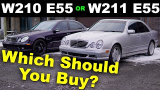 Which E55 AMG should you buy? 9902 Mercedes W210 E55 AMG Vs 0306 W211 E55 AMG | Owner Comparison