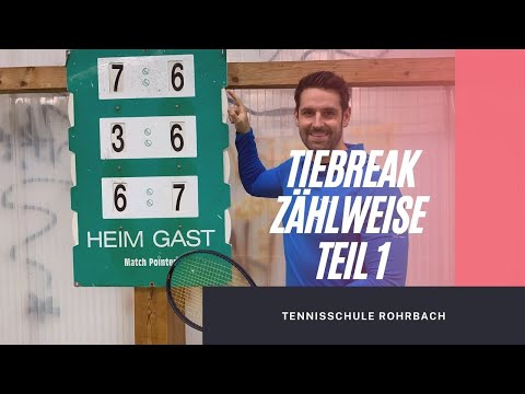 Tennis Homeschooling #6 Tiebreak / Championstiebreak richtig zählen Theorie Teil 1!