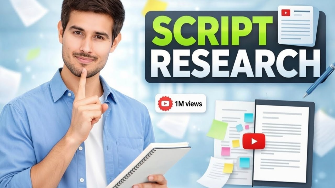 Dhruv Rathee 4W Script Research Formula Spal FutureTech | Script Research like @Dhruv Rathee 