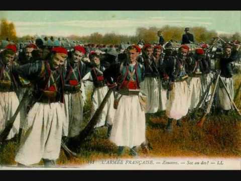 Marche du 1er zouaves (March of the first french regiment of zouaves)