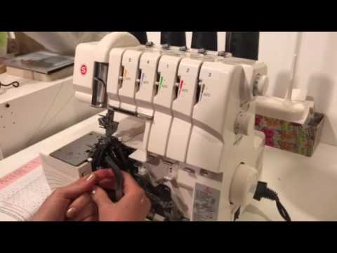 How to thread Singer Professional 5 (first time) - YouTube