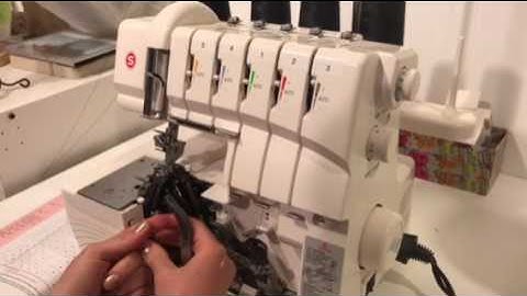 How to thread Singer Professional 5 (first time)