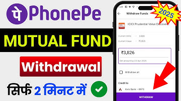 phonepe sip withdrawal | phonepe mutual fund withdrawal | phonepe se sip withdrawal kaise kare