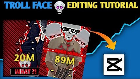 How To Troll Face Edit On Capcut🔥And Tutorial ( EPIC LEVEL EDITING 🥶 )