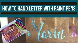 How to Hand Letter with Paint Pens by Bethany Thiele, Art Teacher 960 views 7 months ago 3 minutes, 17 seconds