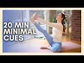 20 min intermediate yoga flow  minimal cues silent yoga