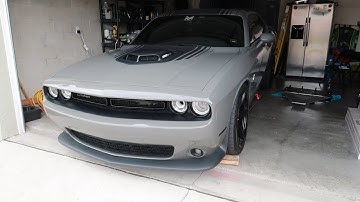 Rear Diffuser Install Gone Horribly WRONG on this CHALLENGER SCAT PACK | FaTkaT