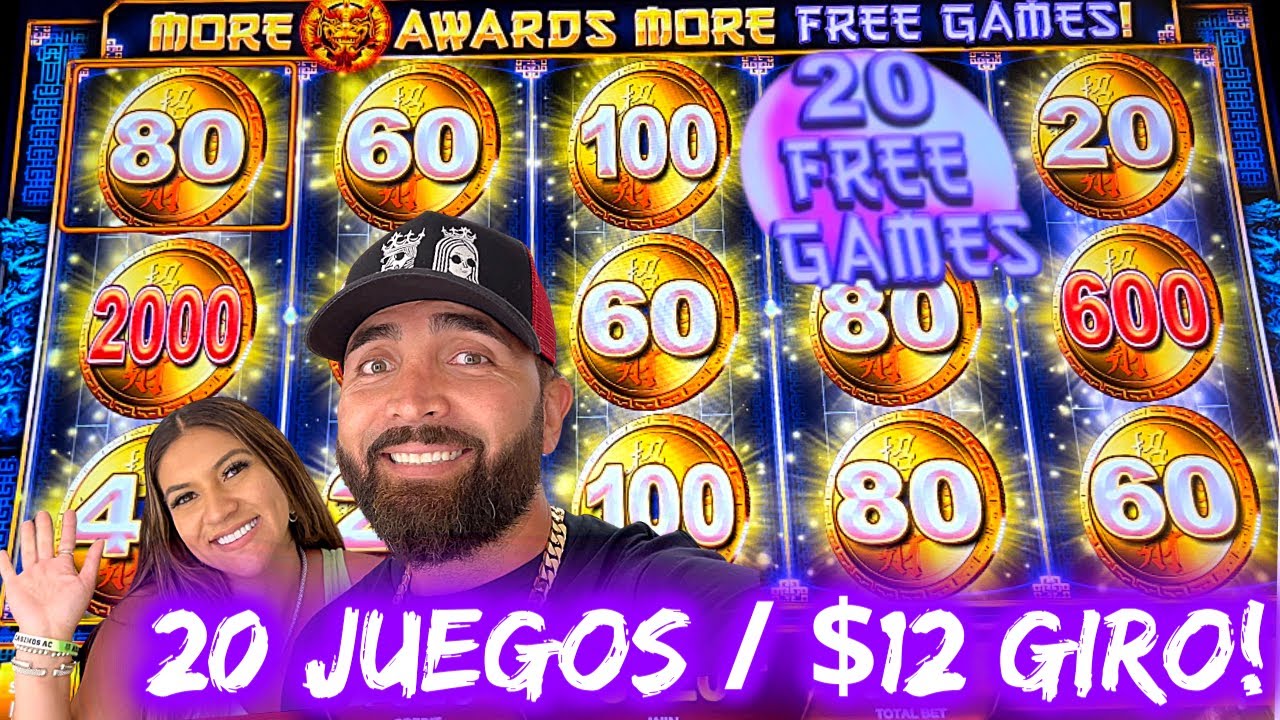 🐉20 JUEGOS GRATIS! LLUVIA DE MONEDAS! PROGRESIVO WINNER EN FOXWOODS CASINO