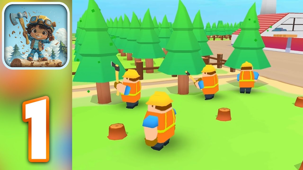 Idle Lumber Empire Walkthrough Gameplay Part 1 Tutorial (iOS, Android) YouTube