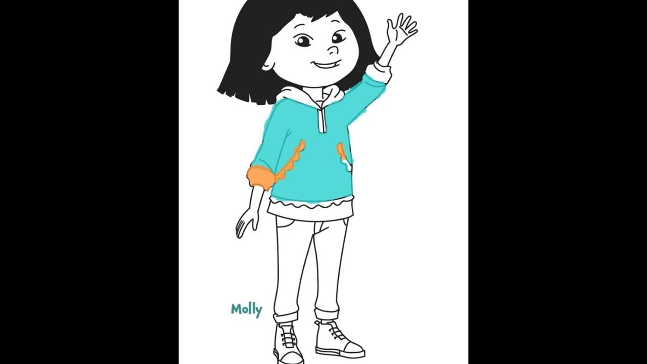 MOLLY OF DENALI COLORING BOOK - HOW TO DRAW - YouTube