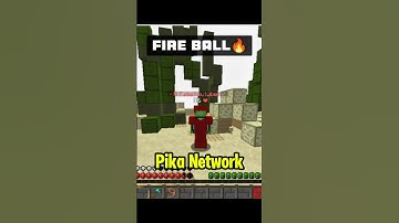 Pika Network Fireball Fight🔥👀 #trending #minecraft #shorts #pikanetwork #minigames #gaming #views