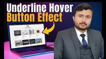 How to add a button with underline hover effect in Elementor WordPress website only in 5 minutes