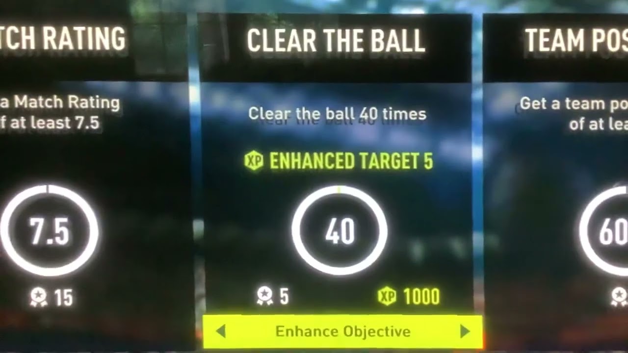 Clear the ball 40 times,Fifa 22 glitch