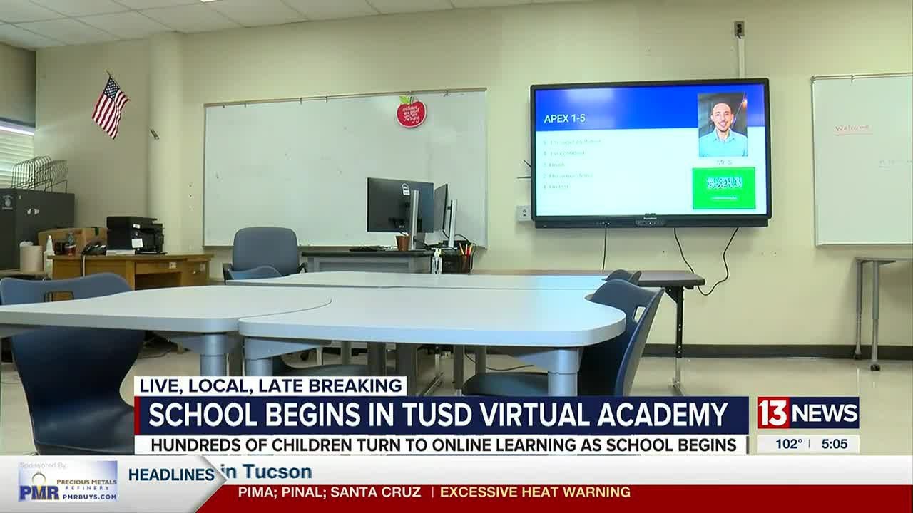 TUSD begins first day of virtual school