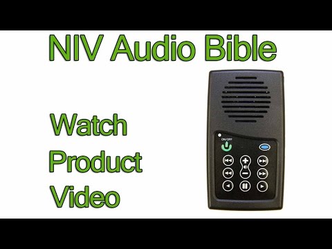 NIV Audio Bible Player (Product Review) | New International Version 1984 Edition