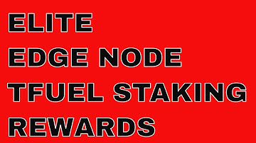Elite Edge node TFUEL staking calculations