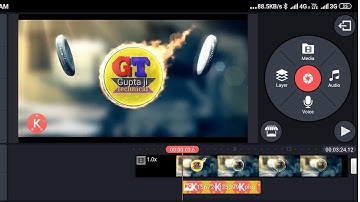 Fire effect intro in kinemaster