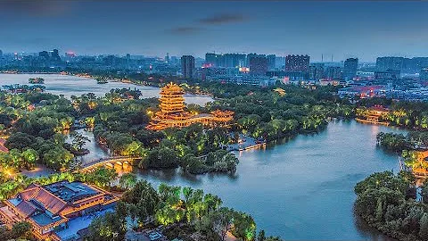 Jinan city shandong province China this is a beautiful city 💕 4K video - DayDayNews