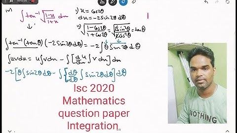 isc maths 10 years question paper ,pyq || isc 2020 maths questions paper || integration class 12