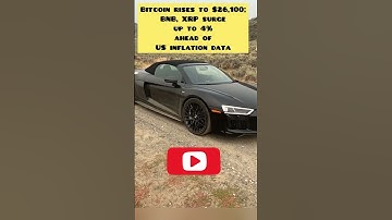 Bitcoin rises to $26,100; BNB, XRP surge up to 4% ahead of US inflation data #shorts