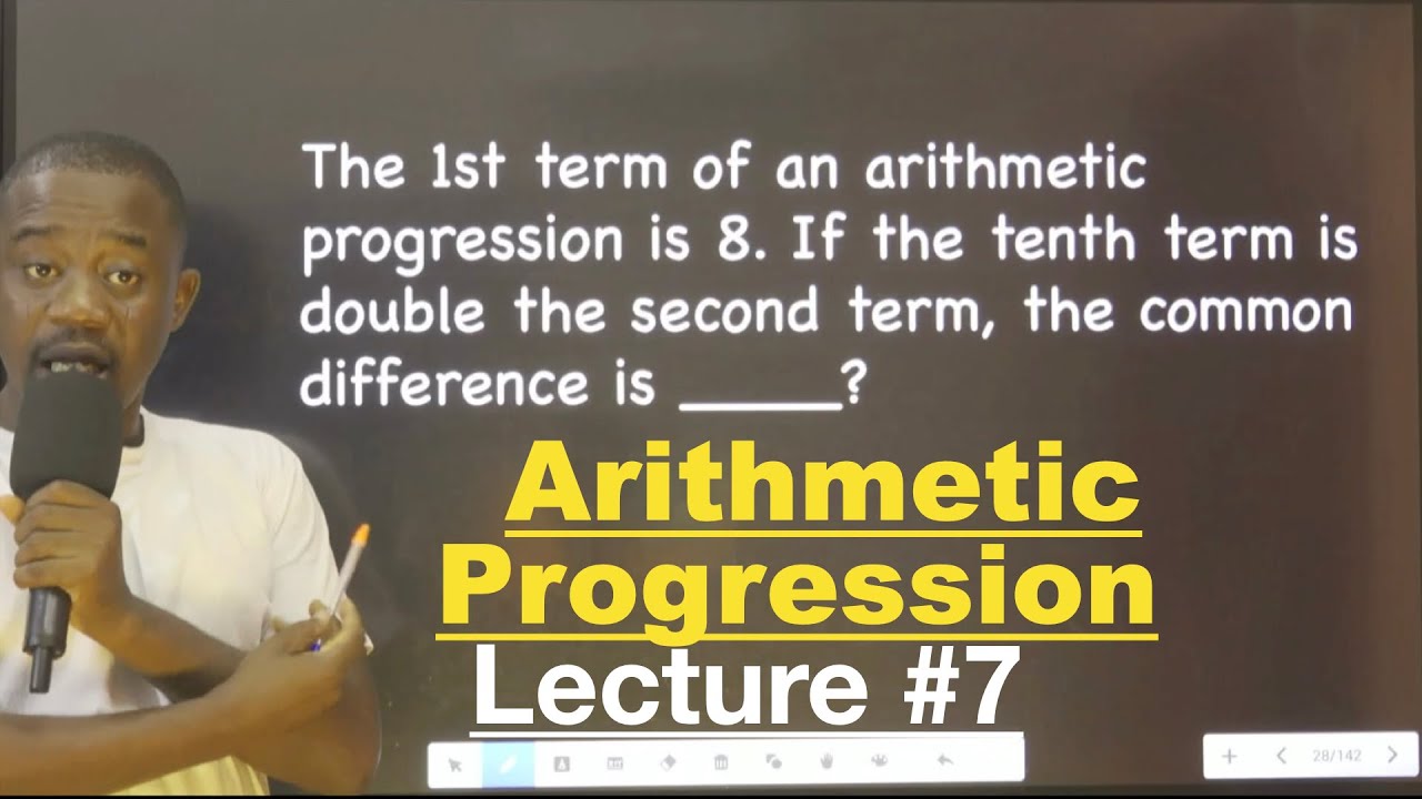 Arithmetic Progression By Example - Lecture 7 - YouTube