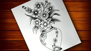 Flower pot drawing sketch hi-res stock photography and images - Alamy