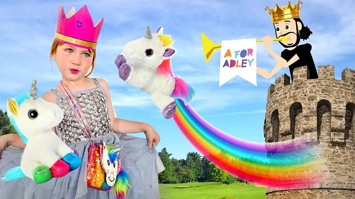 KiNG and QUEEN build Unicorn Castle!!  Play Preten...