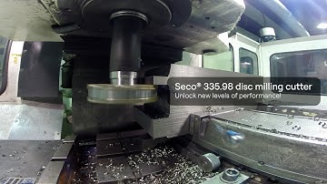 Machine two sides of a part securely with Seco disc milling cutter system | Seco tools