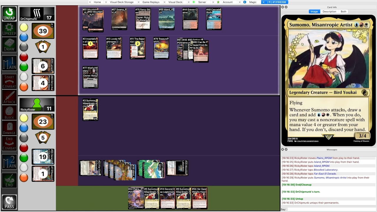 [Field Test] RickyRister (Jeskai Big Spells) vs DrChipmunk (Grixis Paradox)