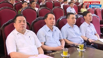 Tiếp xúc Cử tri trước kỳ họp thứ chín giữa đại biểu Quốc hội khoá XV tỉnh Thái Bình với Cử tri huyện