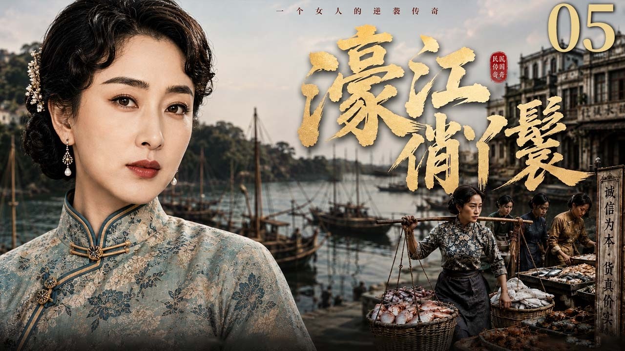 【2026爆款民国剧】濠江俏丫鬟05丨渔栏里出了名的俏丫鬟,十六岁被嫁进破渔村,三十岁守寡独撑门户,多年后竟成了掌控全澳水产的濠江女王!#民国 #cdrama
