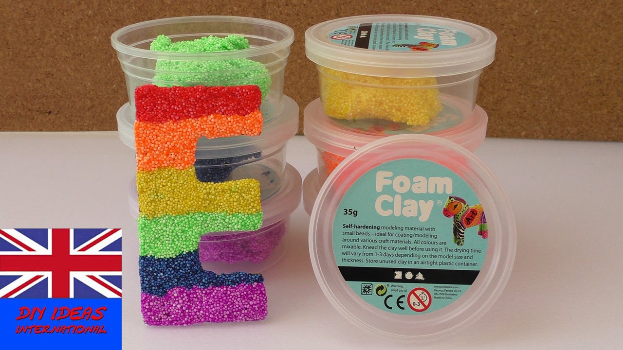 LETTER FOAM CLAY How To Work With Foam Clay Make Your Own Letter letter-foam-clay-how-to-work-with-foam-clay-make-your-own-letter