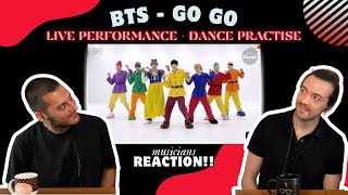 Musicians REACT to BTS- Go Go for first time