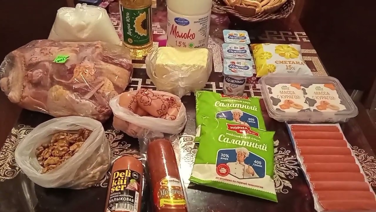Подготовка к 8 марта и дня рождения. Закупка продуктов, цены и окончательная сумма.