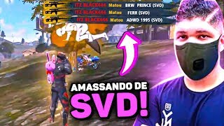 BLACKN444 HUMILHA E LEVA SQUAD COM SVD!! LEVEL MOSTRA COMO TA NO DESAFIANTE!!