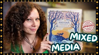 Best Mixed Media Coloring Book With Completed Pages Årstider By Maria Trolle