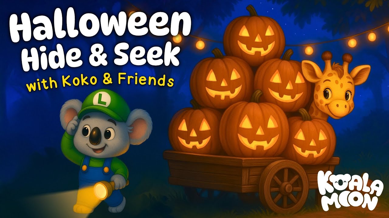 Halloween Hide & Seek 🎃 👻 Cozy Bedtime Story for Kids 💤