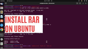 How to Install and Use RAR on Ubuntu 22.04
