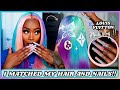 ✨MATERIAL GIRL✨ HAIR &amp; NAILS | Hand Painted LV Print Wig + Louis Vuitton Nail Vlog | Laurasia Andrea