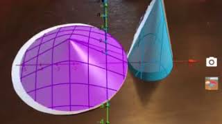 Transforming Graphs of 3D Functions: GeoGebra Augmented Reality EXP (iOS)