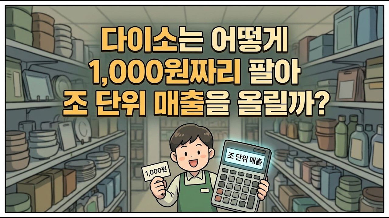 다이소는 어떻게 1,000원짜리 팔아 조 단위 매출을 올릴까?